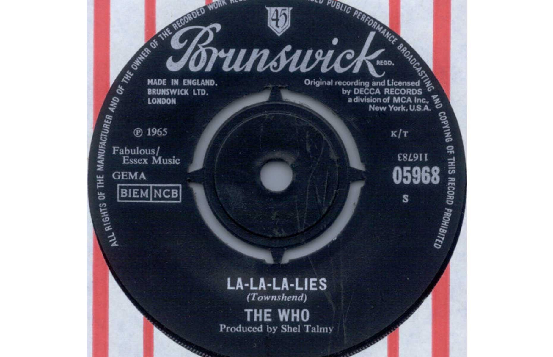 The Who – La-La-La-Lies: up to £400